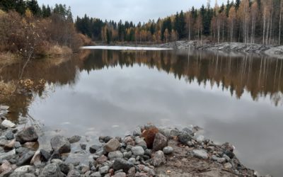 Salajärveen laskevan Mustjoen kosteikon pato kunnostettu 